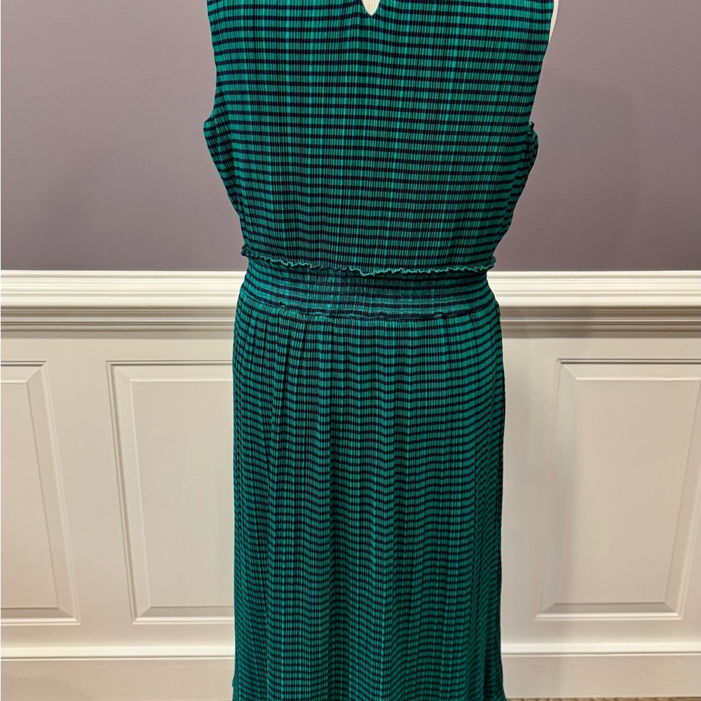 NWOT Draper James Green Sleeveless V-Neck Maxi Sundress - Picture 2 of 3